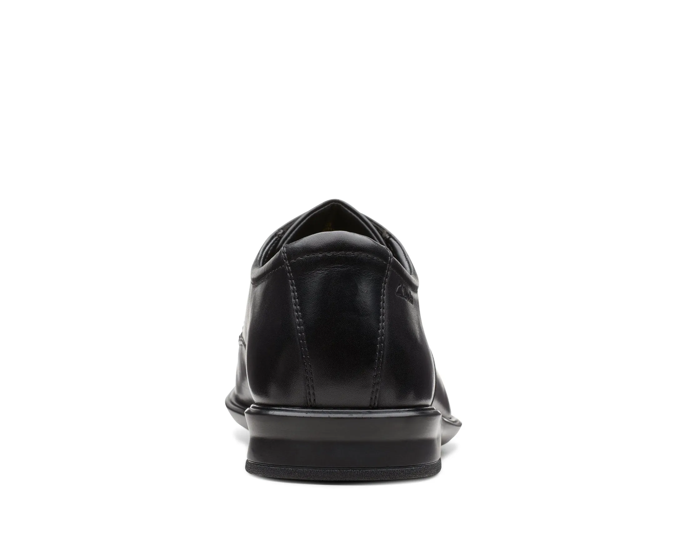 Clarks Bensley Cap Black Leather