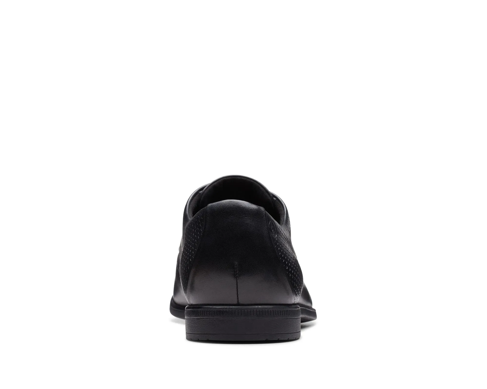 Clarks Boswyn Lace Black Leather - Standard Width