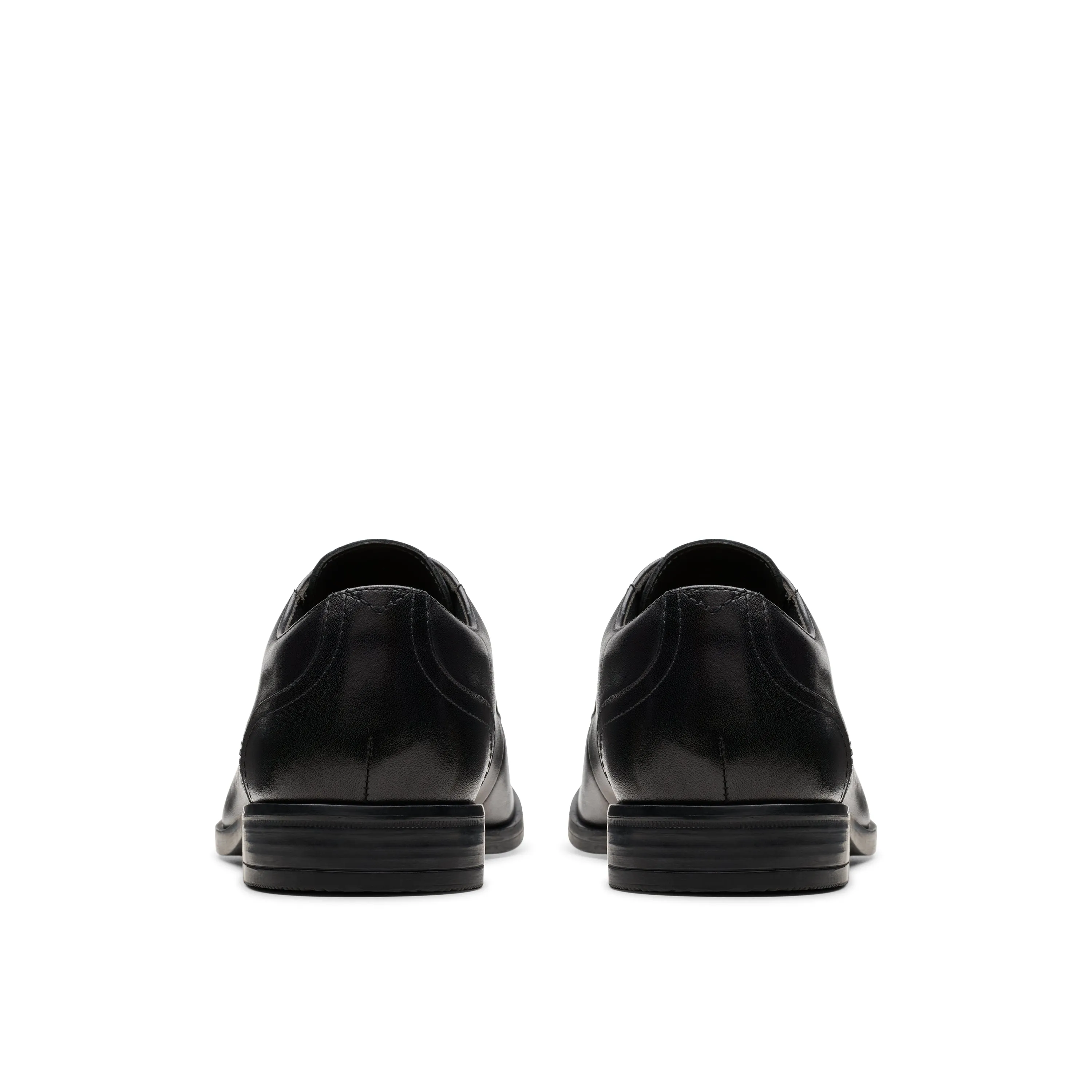 Clarks Brandon Lace Black Leather
