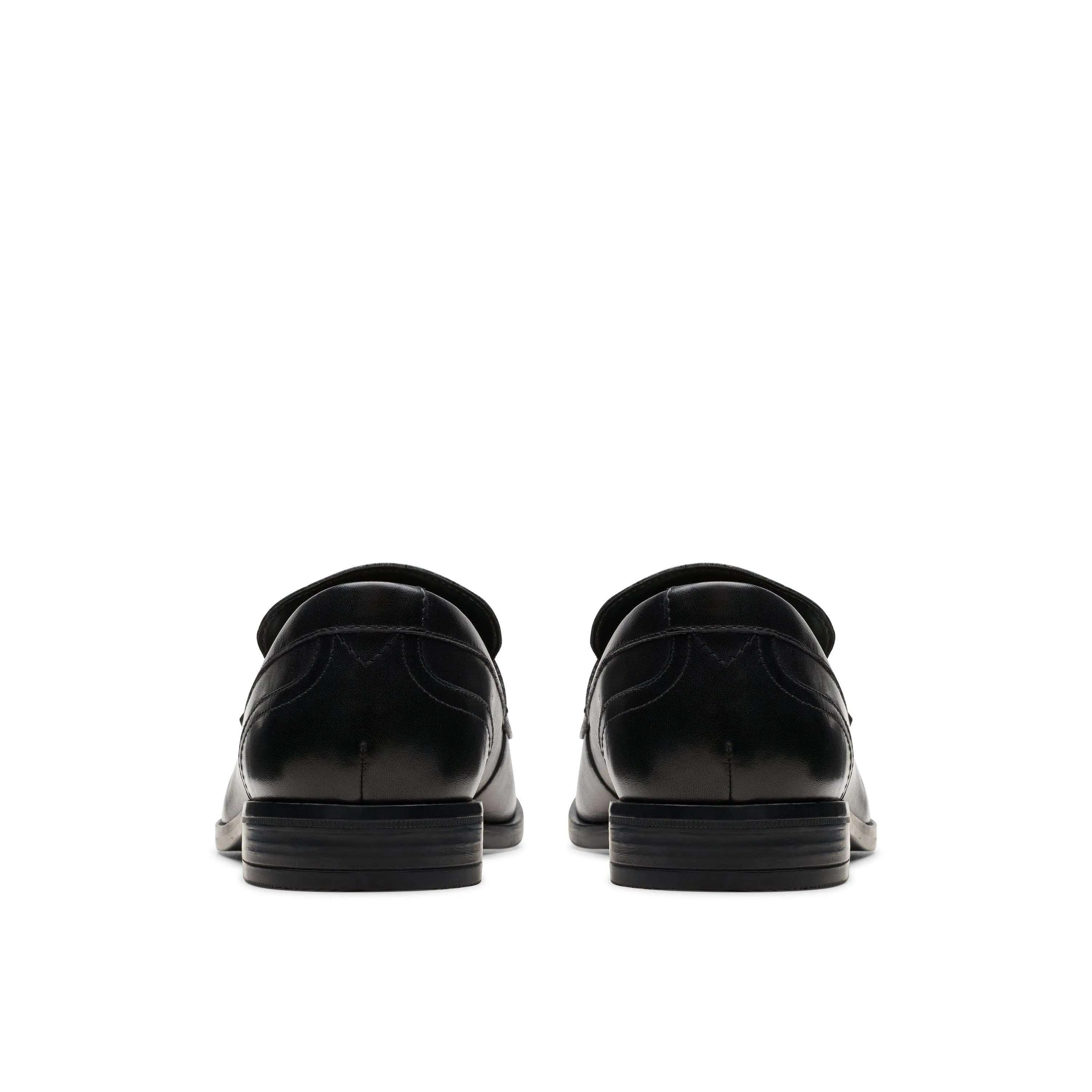 Clarks Brandon Step Black Leather