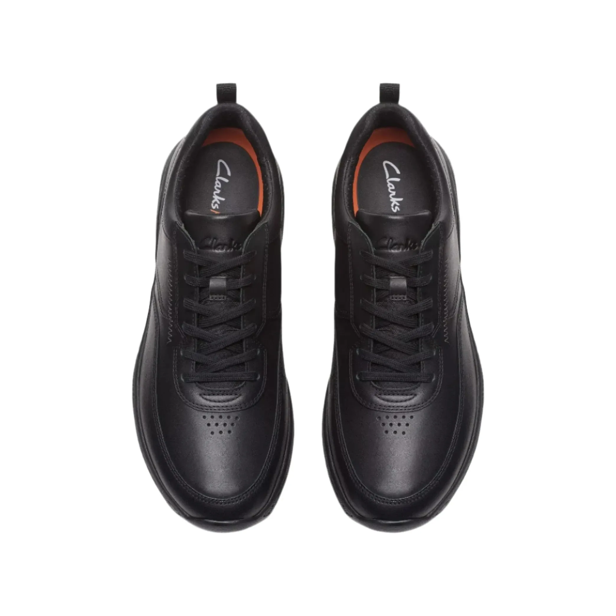 Clarks ClarksPro Lace Black Leather - Standard Width