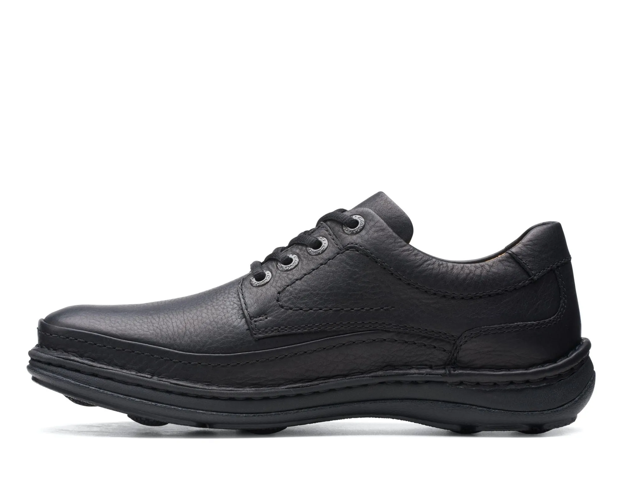 Clarks Nature Three Black Leather