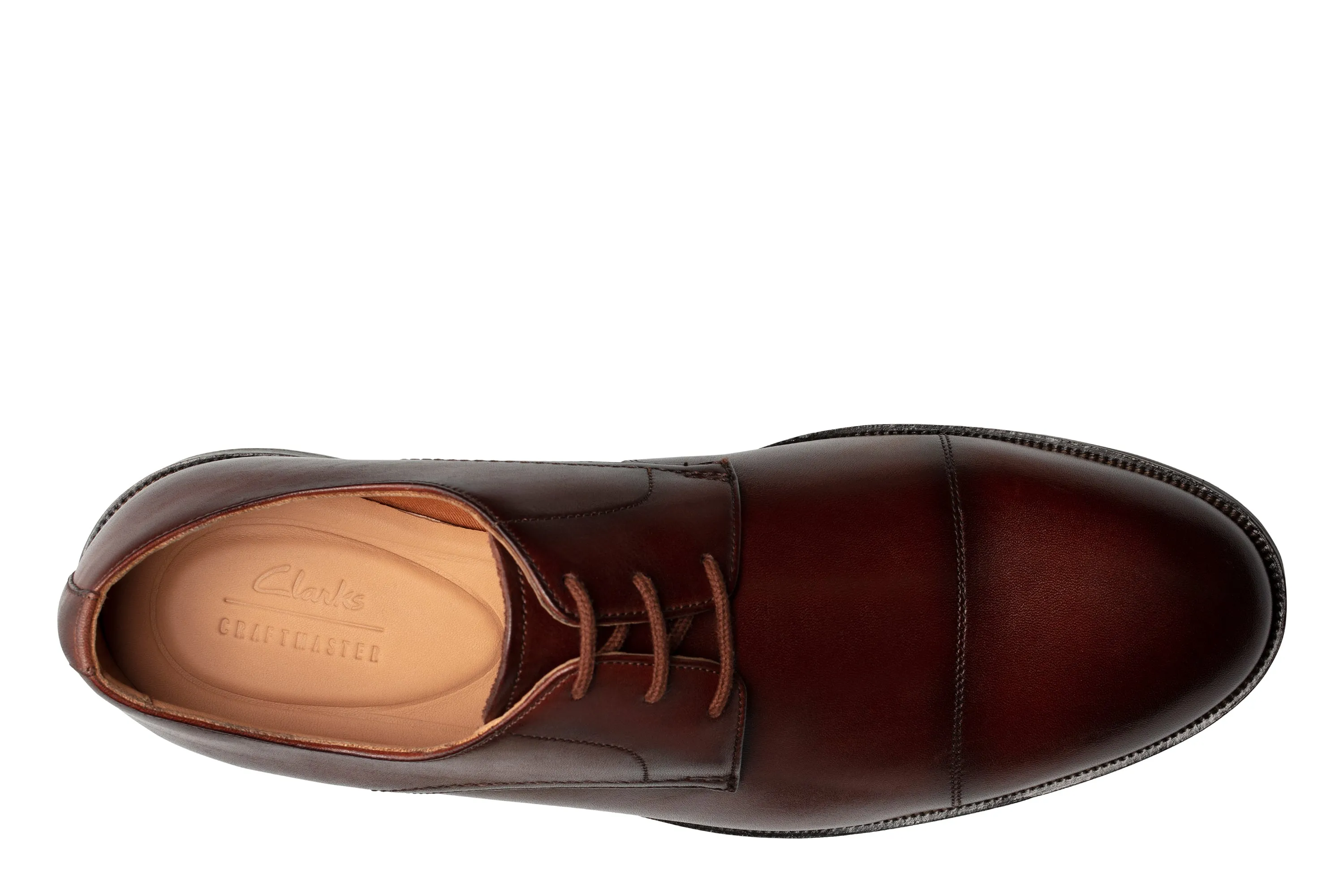 Clarks Oliver Cap British Tan Leather