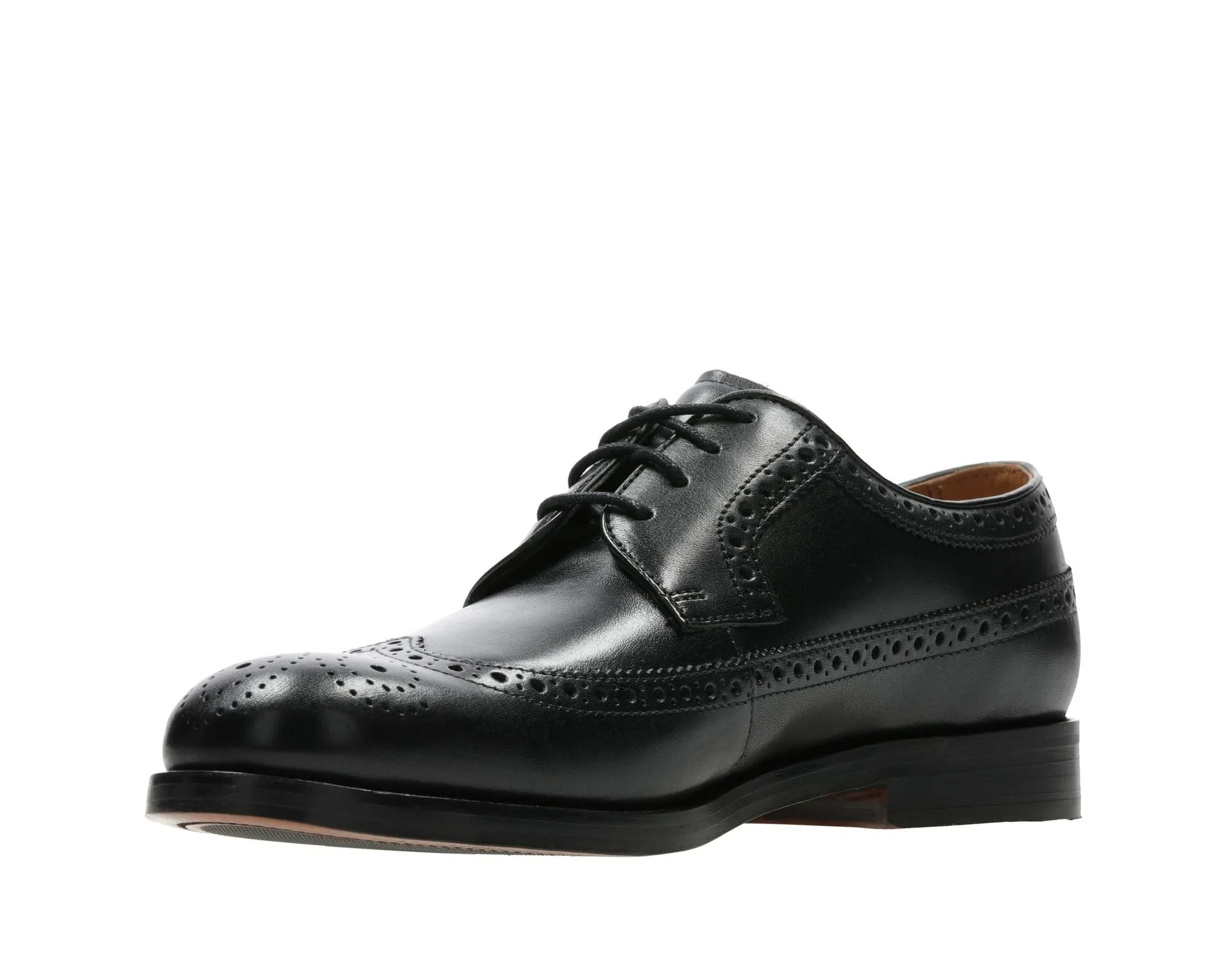 Clarks Prangley Limit Black Leather G