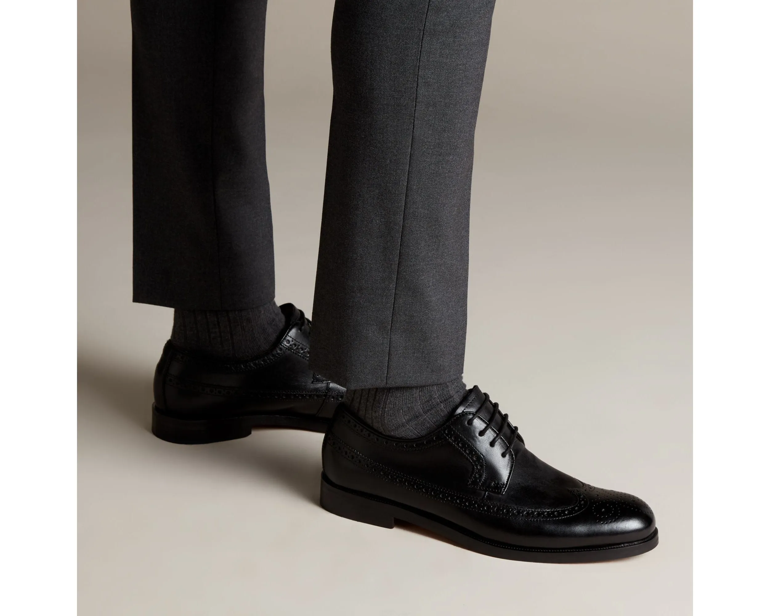 Clarks Prangley Limit Black Leather G