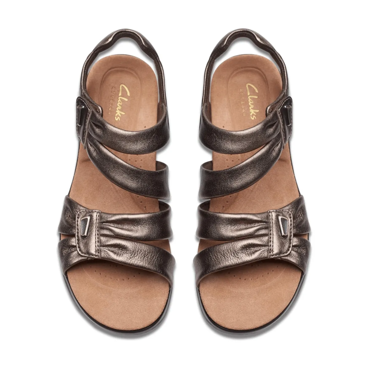 Clarks Women's Kitly Ave Bronze Leather