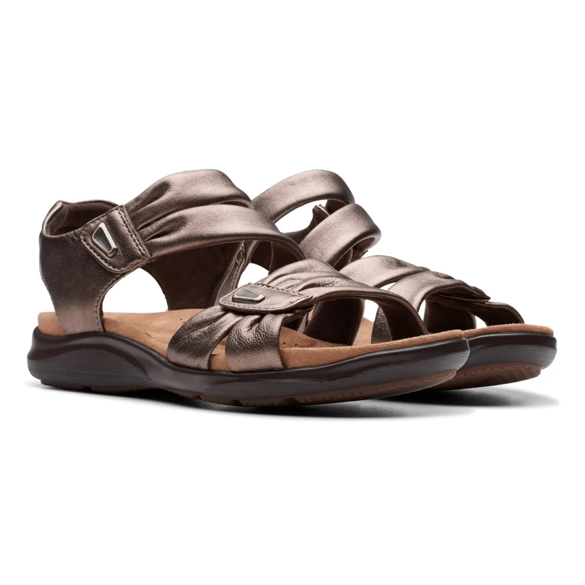 Clarks Women's Kitly Ave Bronze Leather