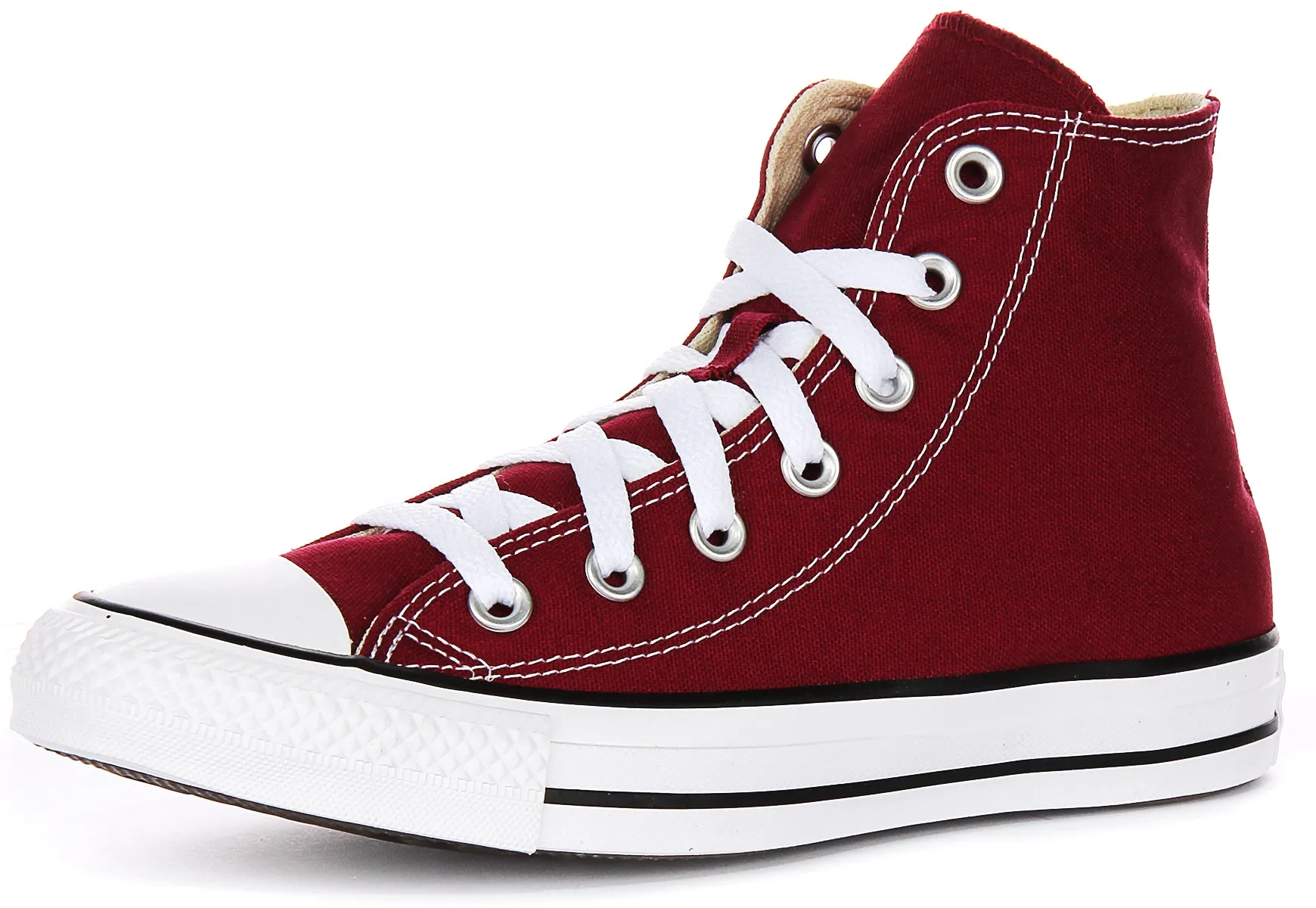 Converse All Star Chuck Taylor M9613C In Maroon Hi Tops