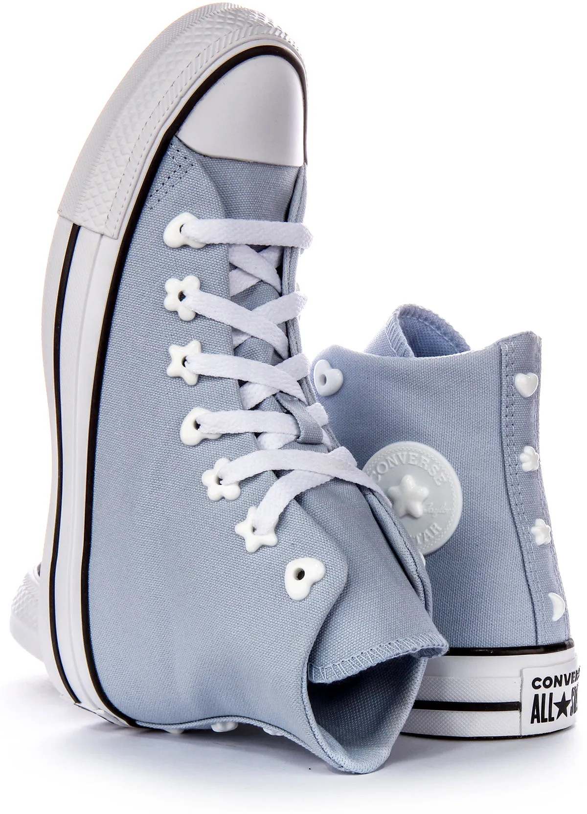 Converse All Star Cloudy Daze Star Eyelets Light Blue