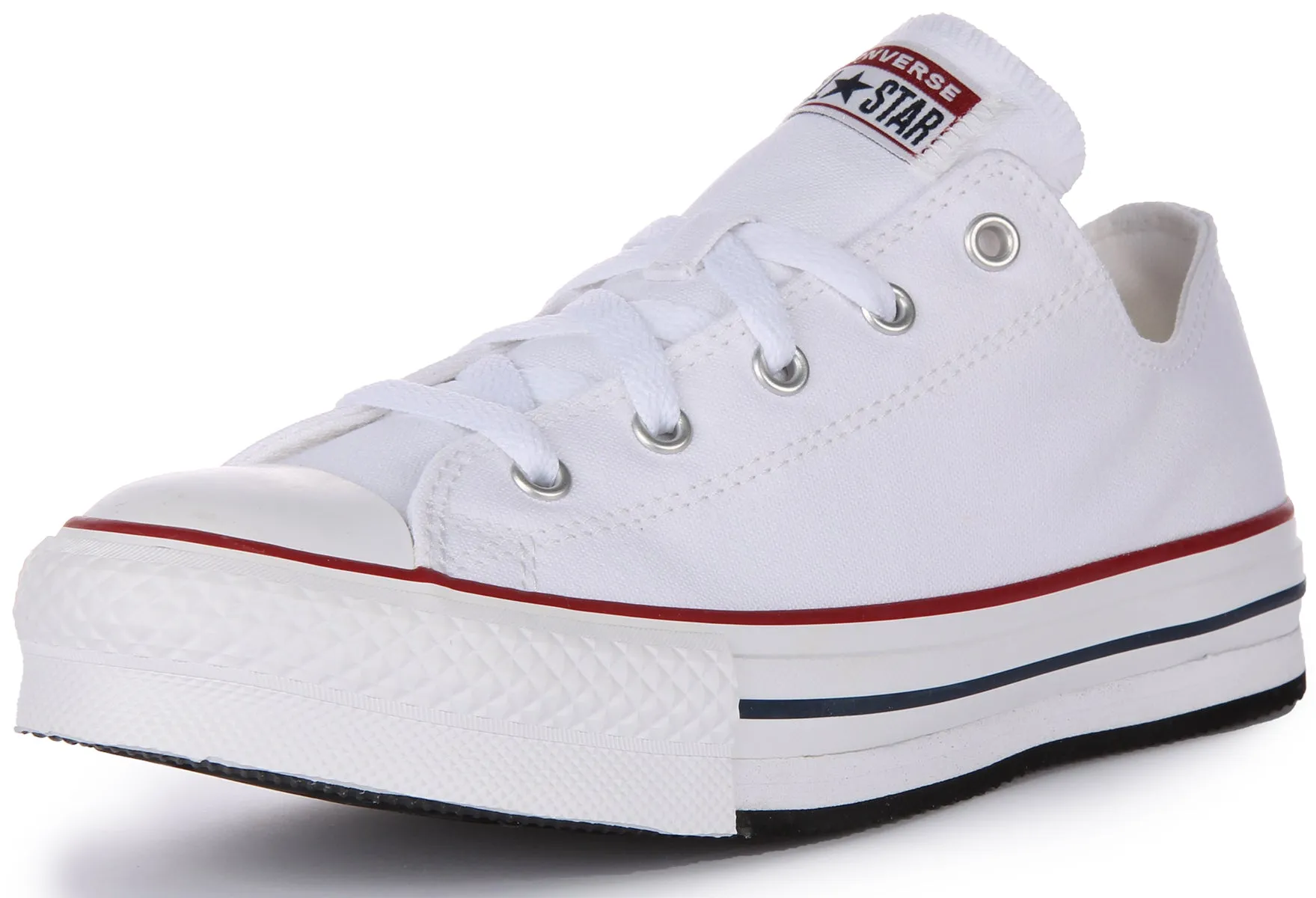 Converse All Star Life 272858C In White For Junior