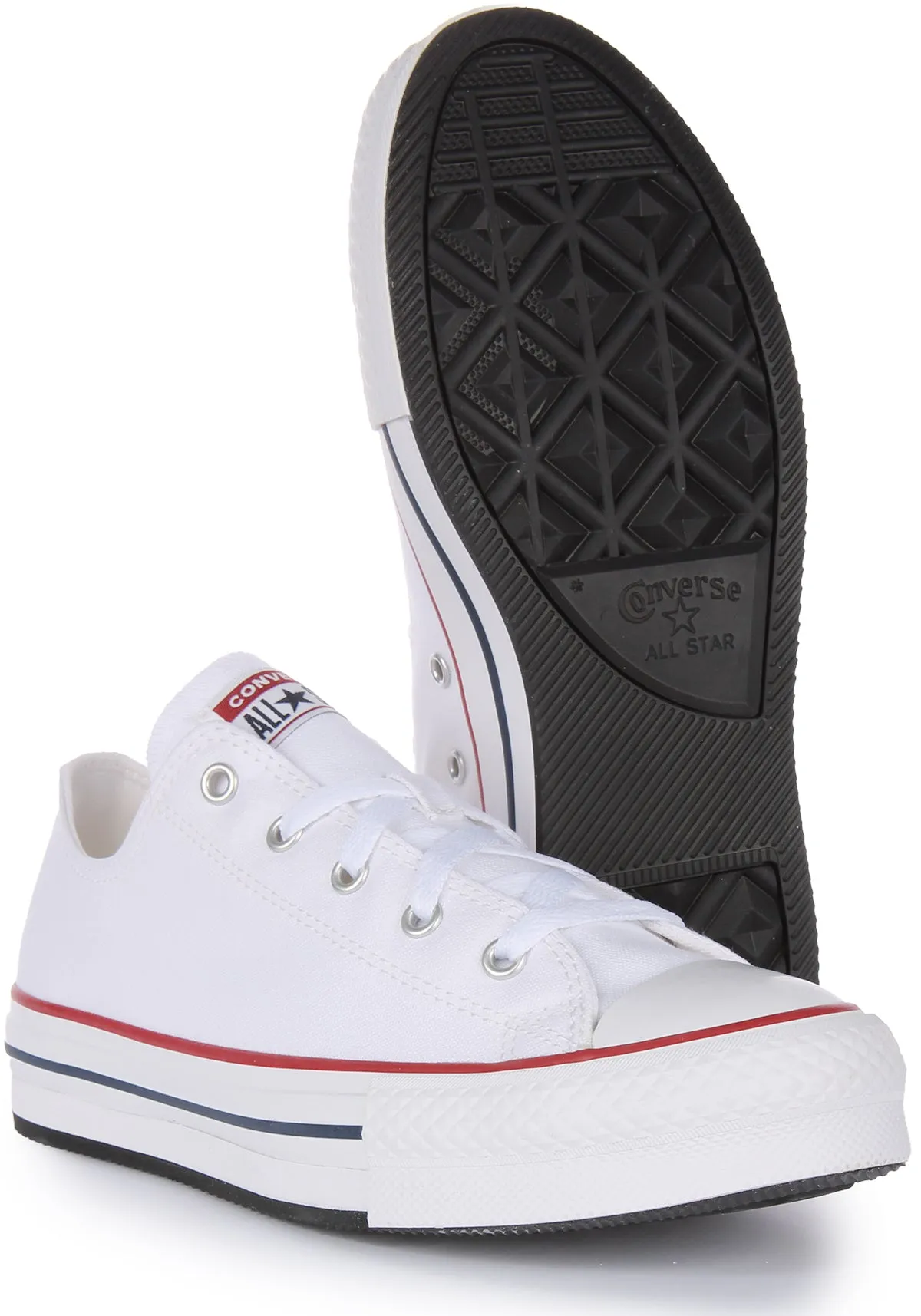 Converse All Star Life 272858C In White For Junior