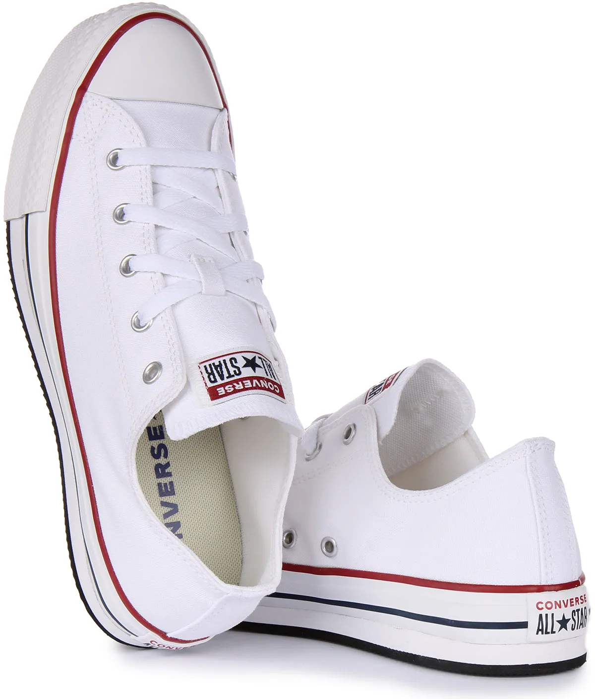 Converse All Star Life 272858C In White For Junior
