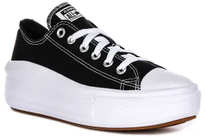 Converse All Star Move 570256C In Black White Platform