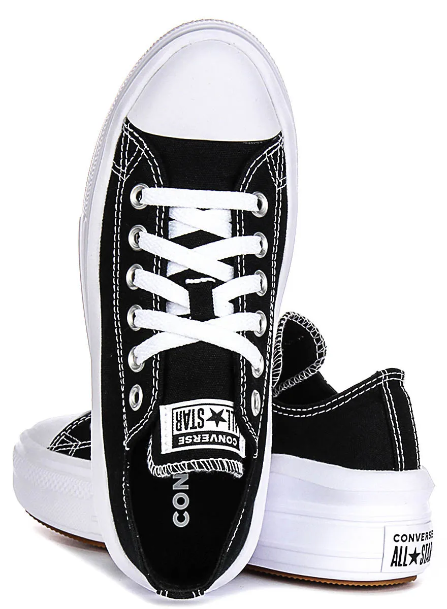Converse All Star Move 570256C In Black White Platform