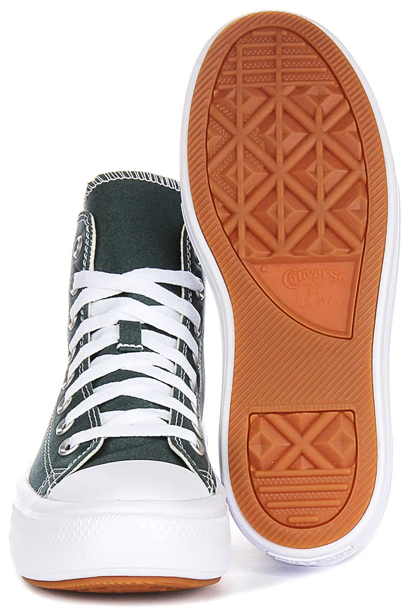Converse All Star Move A10664C In Dusky Green For Women