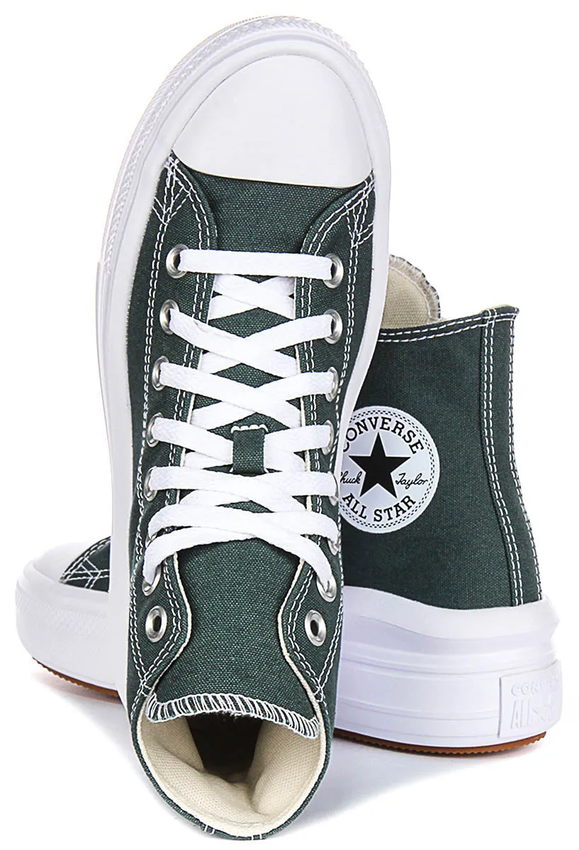 Converse All Star Move A10664C In Dusky Green For Women