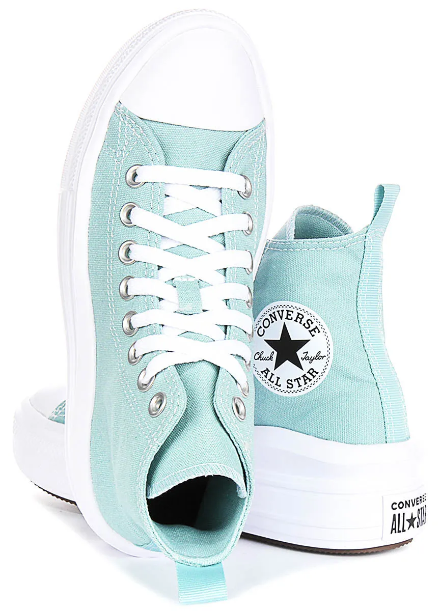 Converse All Star Move A10703C In Mint For Junior Platform