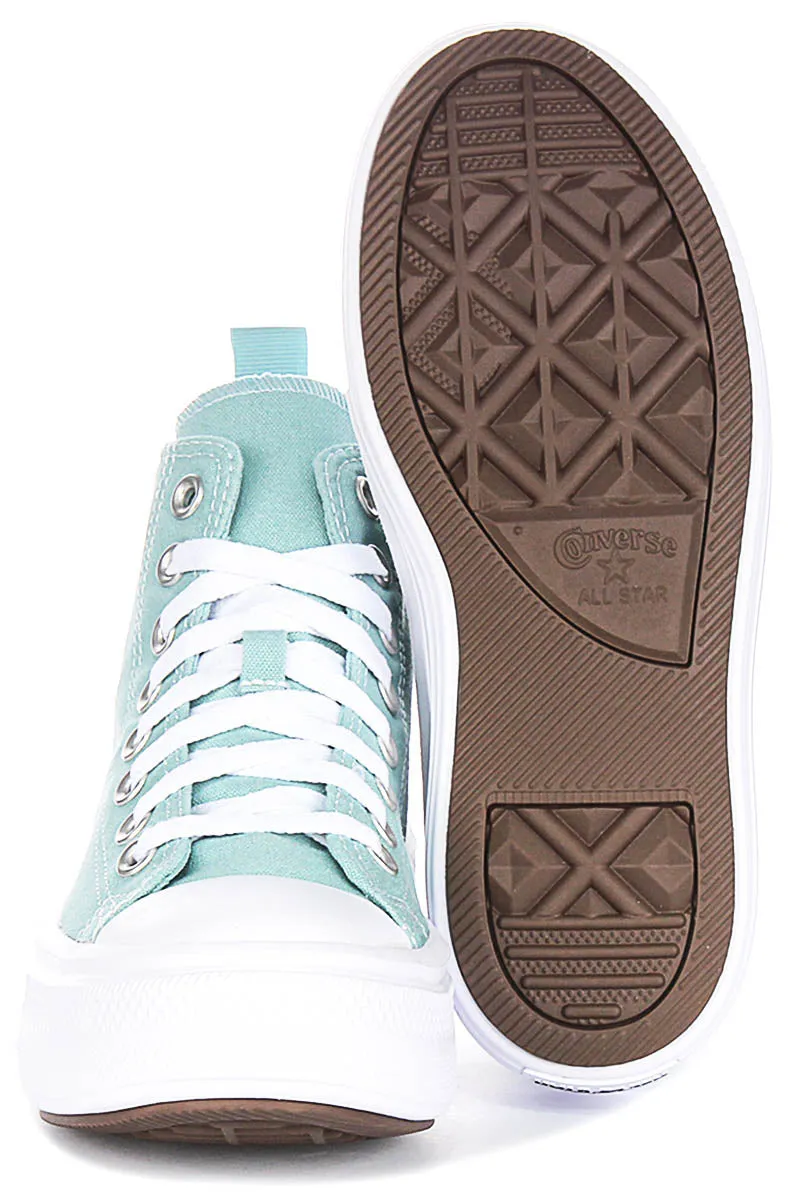 Converse All Star Move A10703C In Mint For Junior Platform