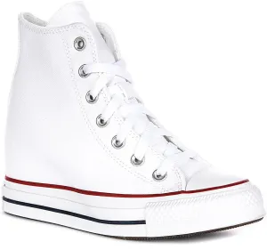 Converse All Star Wedge A11908C In White For Women