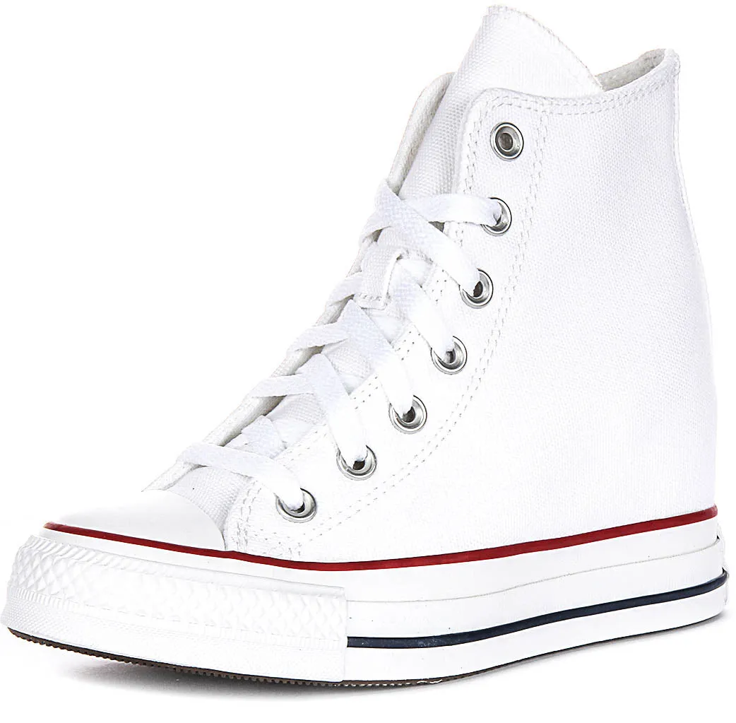 Converse All Star Wedge A11908C In White For Women