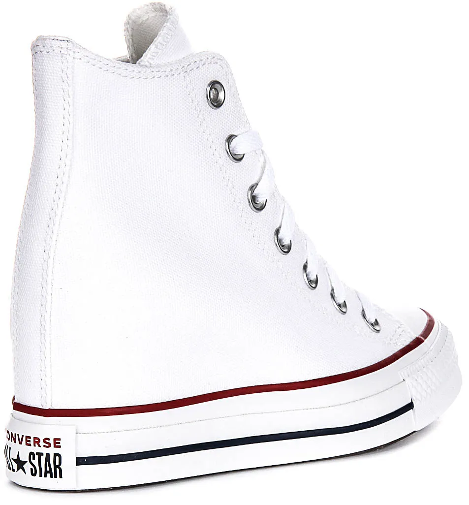 Converse All Star Wedge A11908C In White For Women