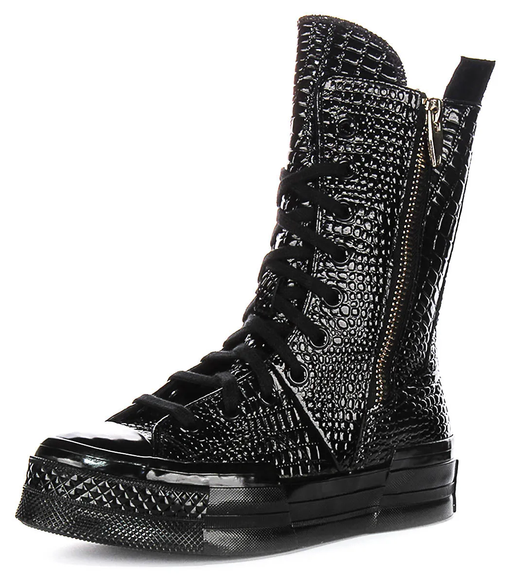 Converse Chuck 70 Plus XH A09381C In Black Croc