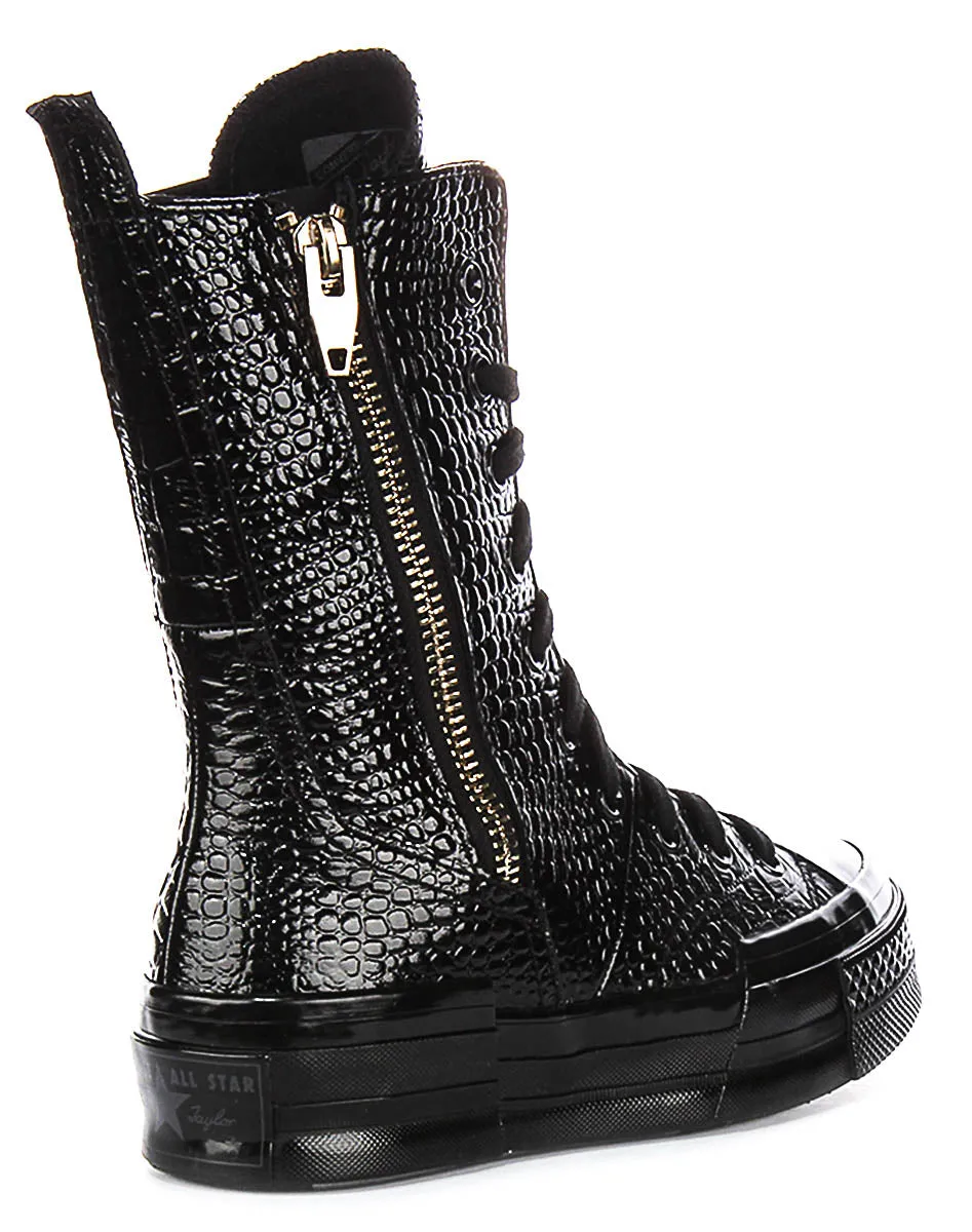 Converse Chuck 70 Plus XH A09381C In Black Croc