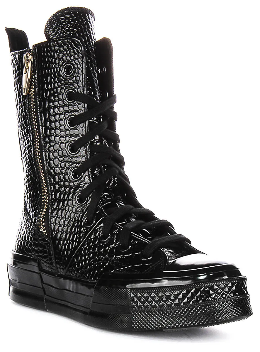 Converse Chuck 70 Plus XH A09381C In Black Croc