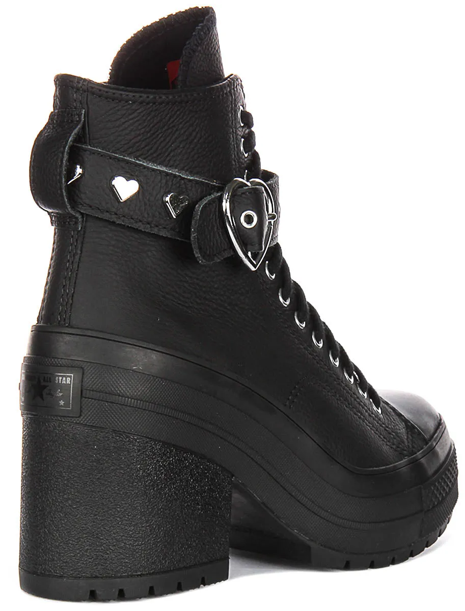 Converse Chuck 70s A10634C In Black De Lux Heel