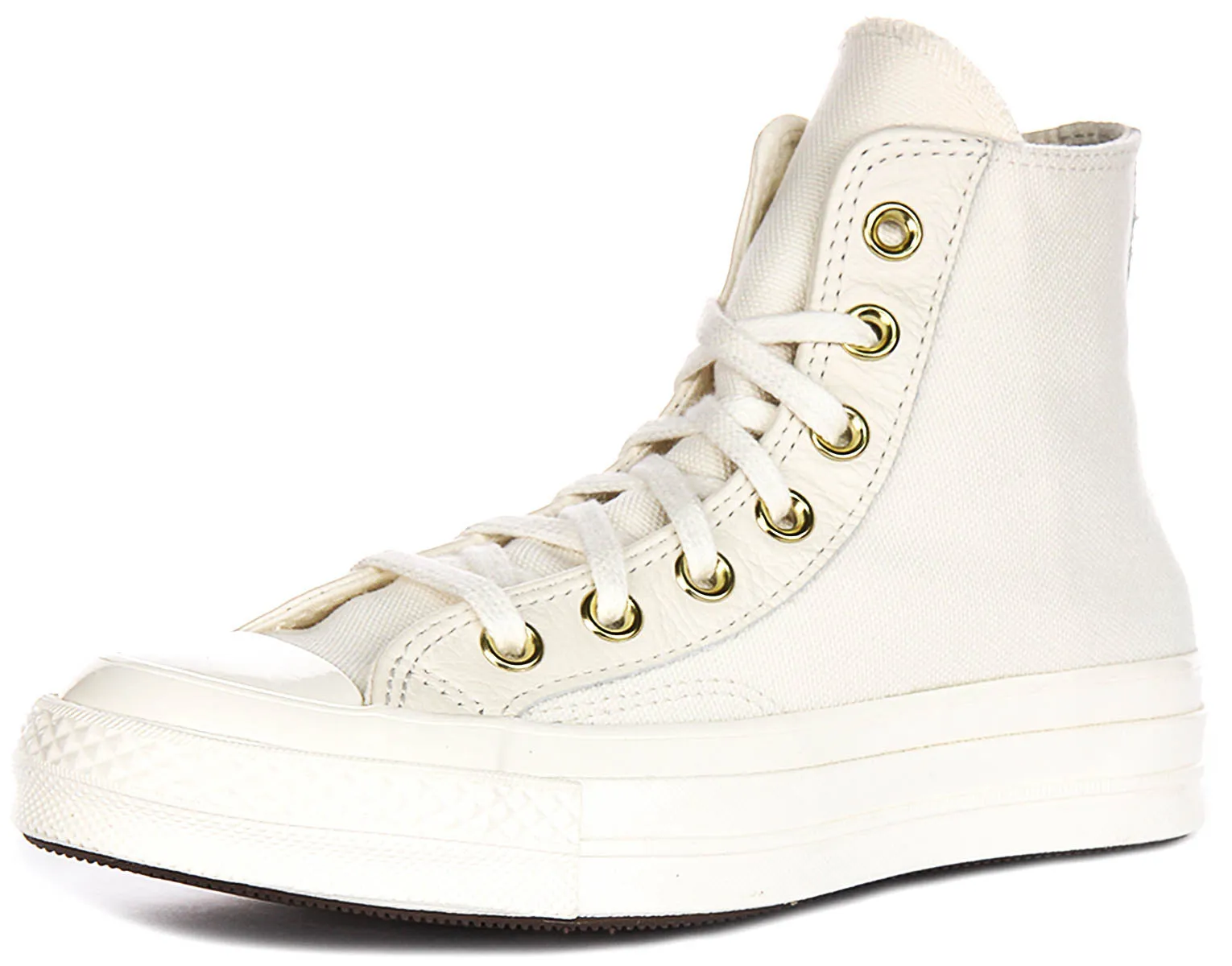 Converse Chuck 70s A12555C In White Gold Logo