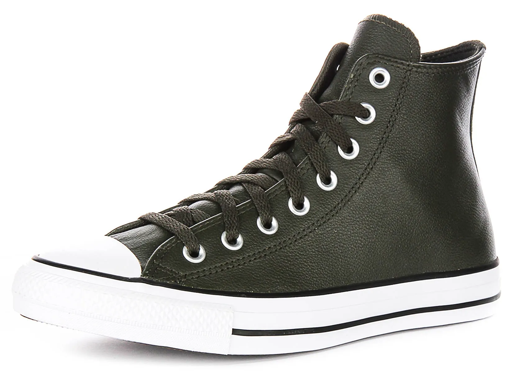 Converse Chuck Taylor A09481C High In Olive Green Leather
