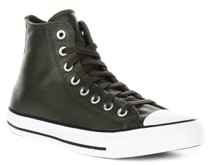 Converse Chuck Taylor A09481C High In Olive Green Leather