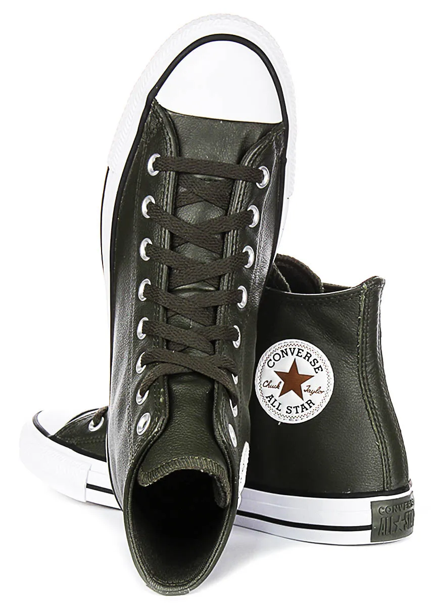Converse Chuck Taylor A09481C High In Olive Green Leather