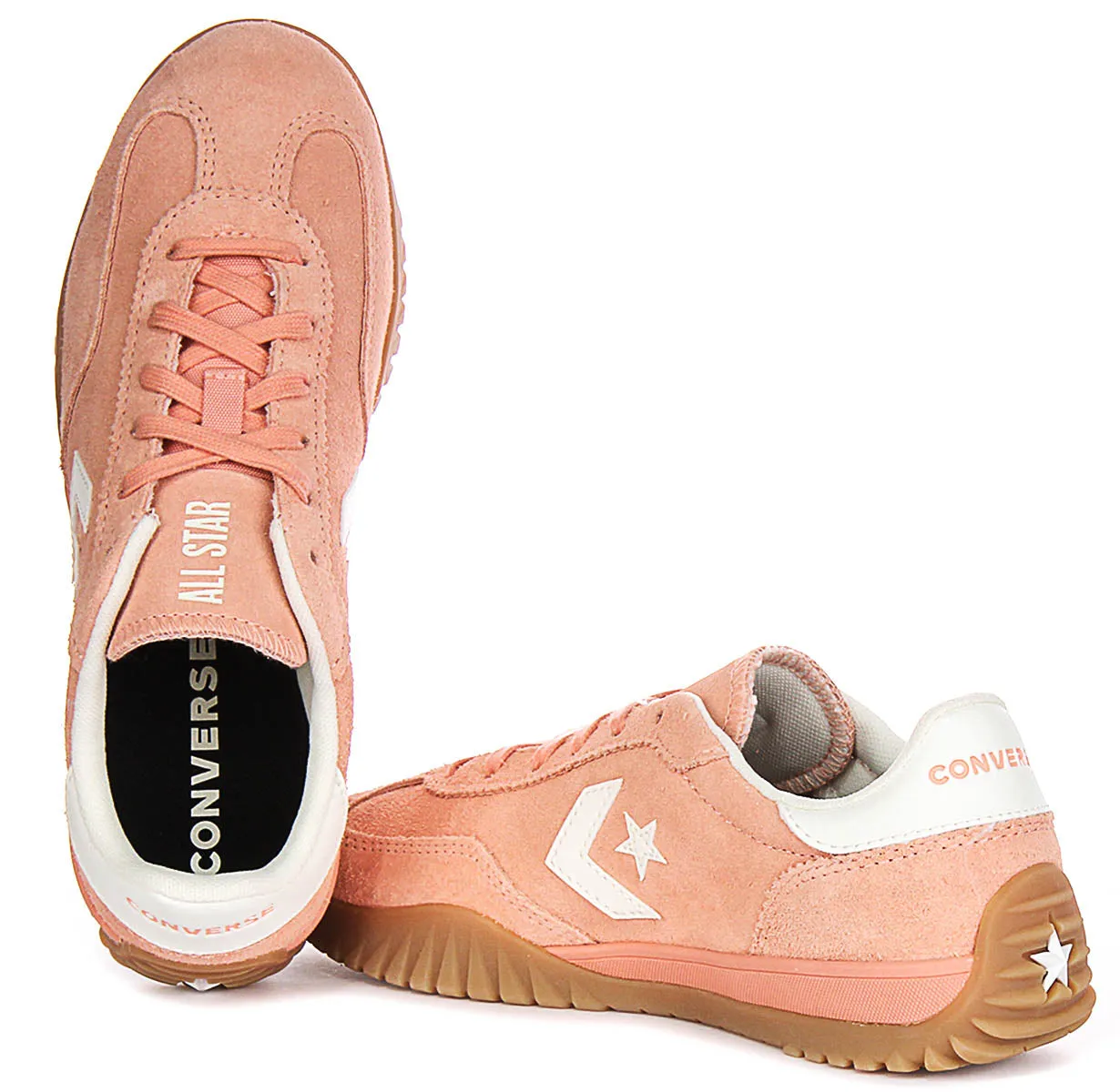 Converse Run Star Trainers A11506C In Pink White