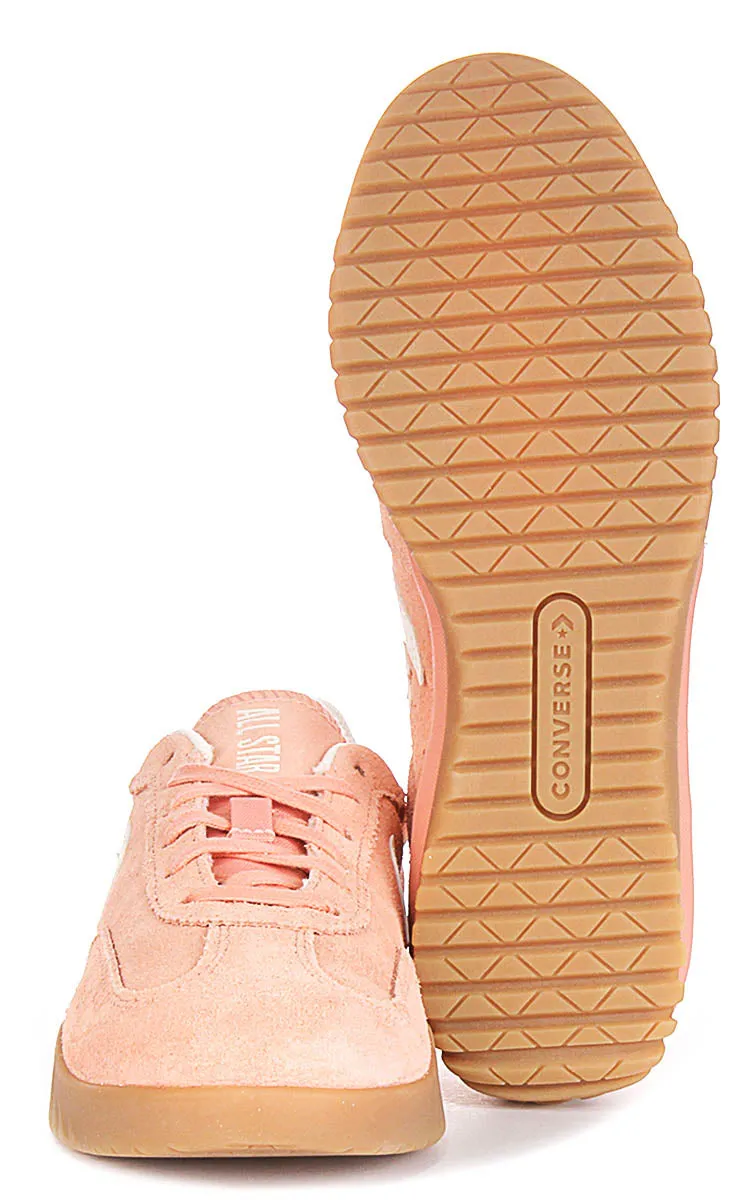 Converse Run Star Trainers A11506C In Pink White