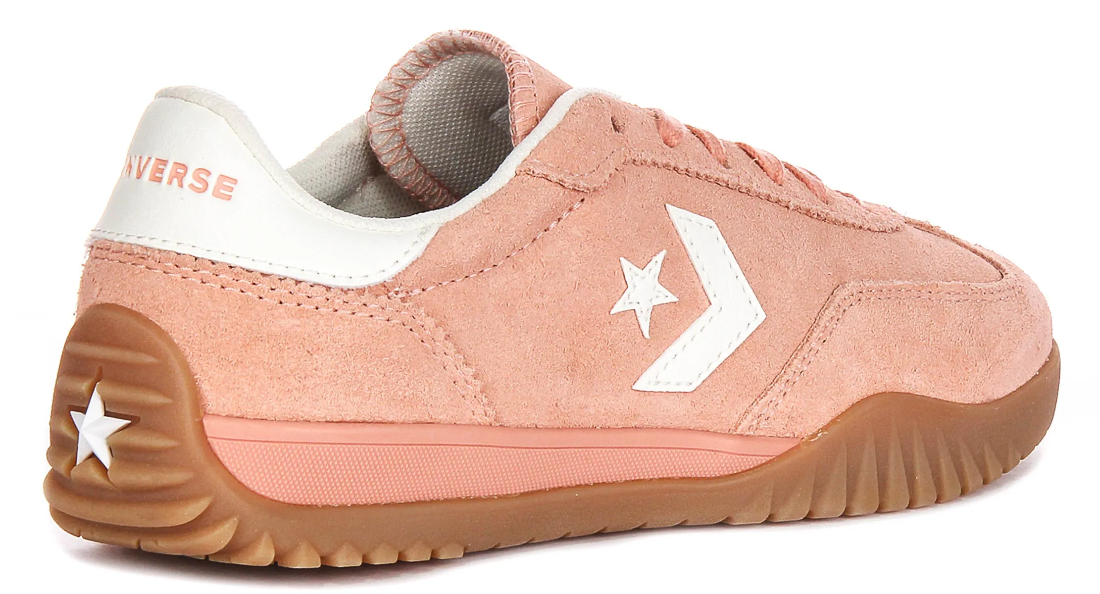 Converse Run Star Trainers A11506C In Pink White