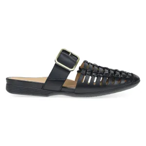 Dansko Women's Leilani Black Burnished Nappa Mule