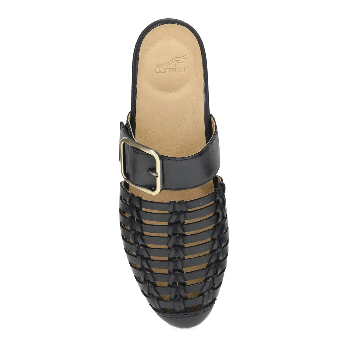 Dansko Women's Leilani Black Burnished Nappa Mule