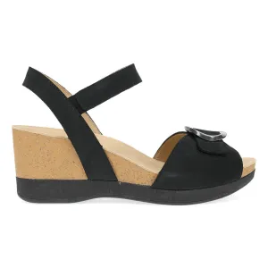 Dansko Women's Stella Black Milled Nubuck