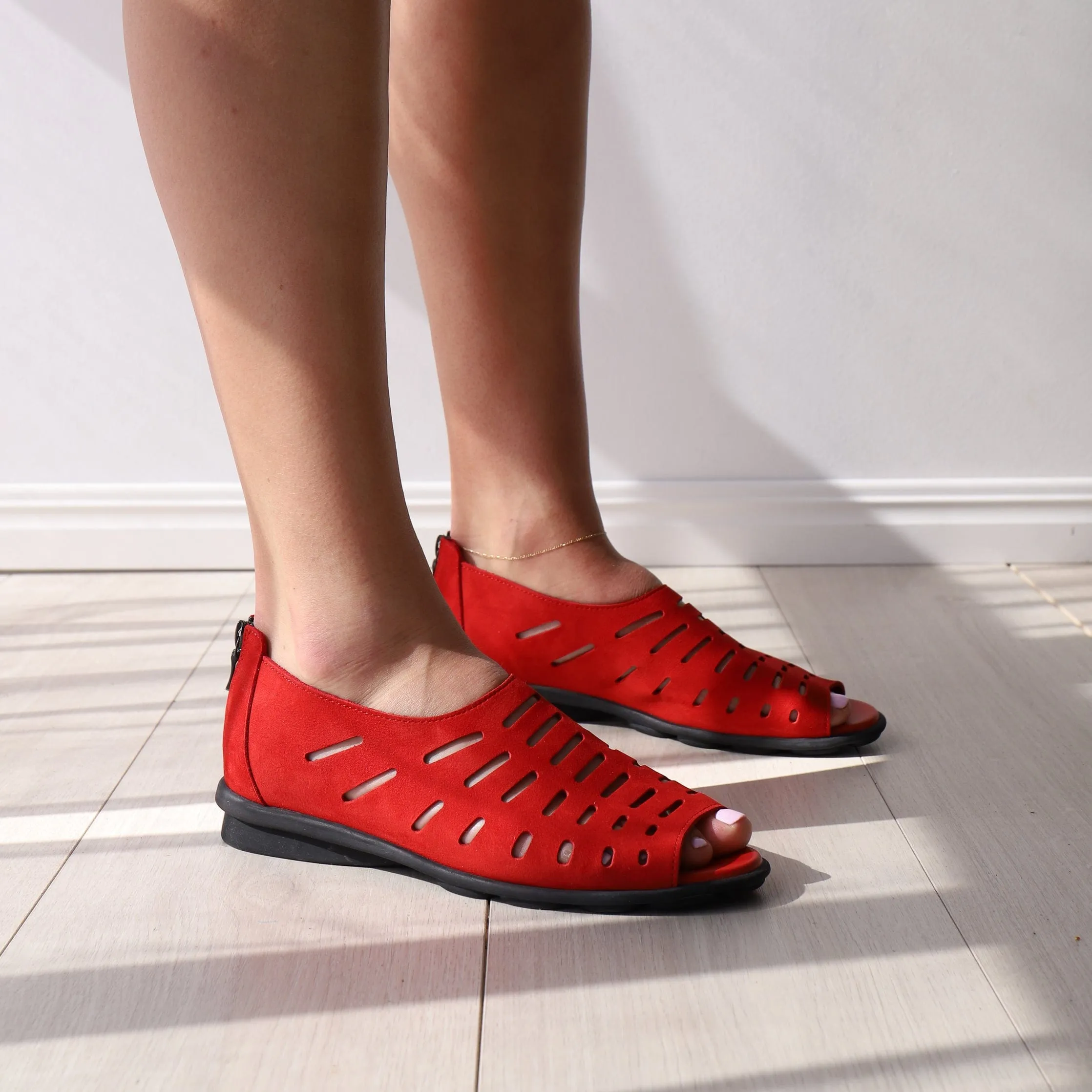 DENYLI Red Nubuck