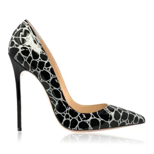 DEVA BLACK / WHITE PATENT
