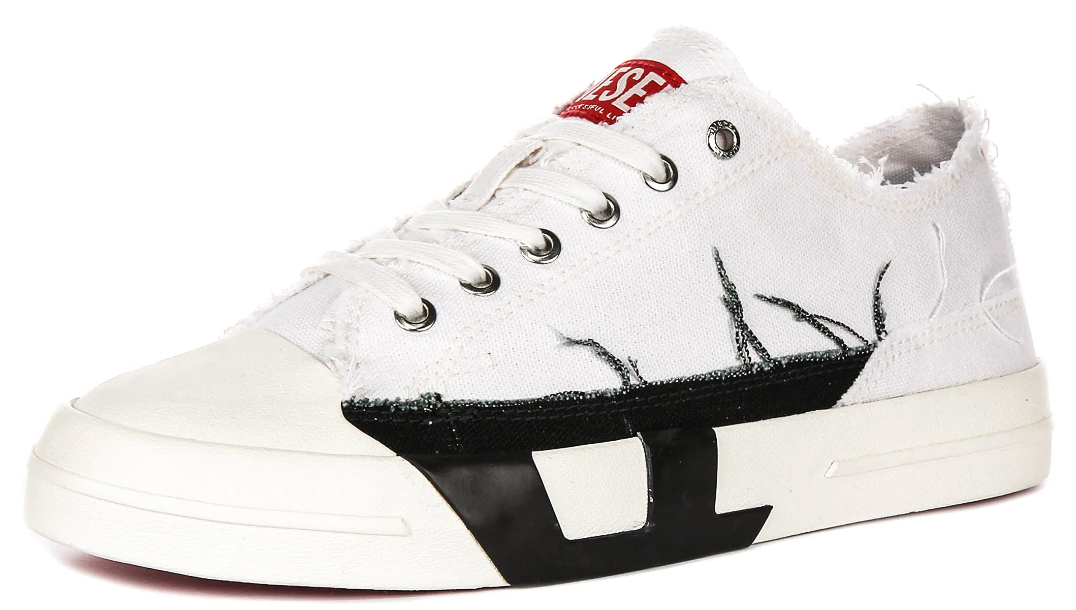 Diesel S D Verse Low In White Black For Men