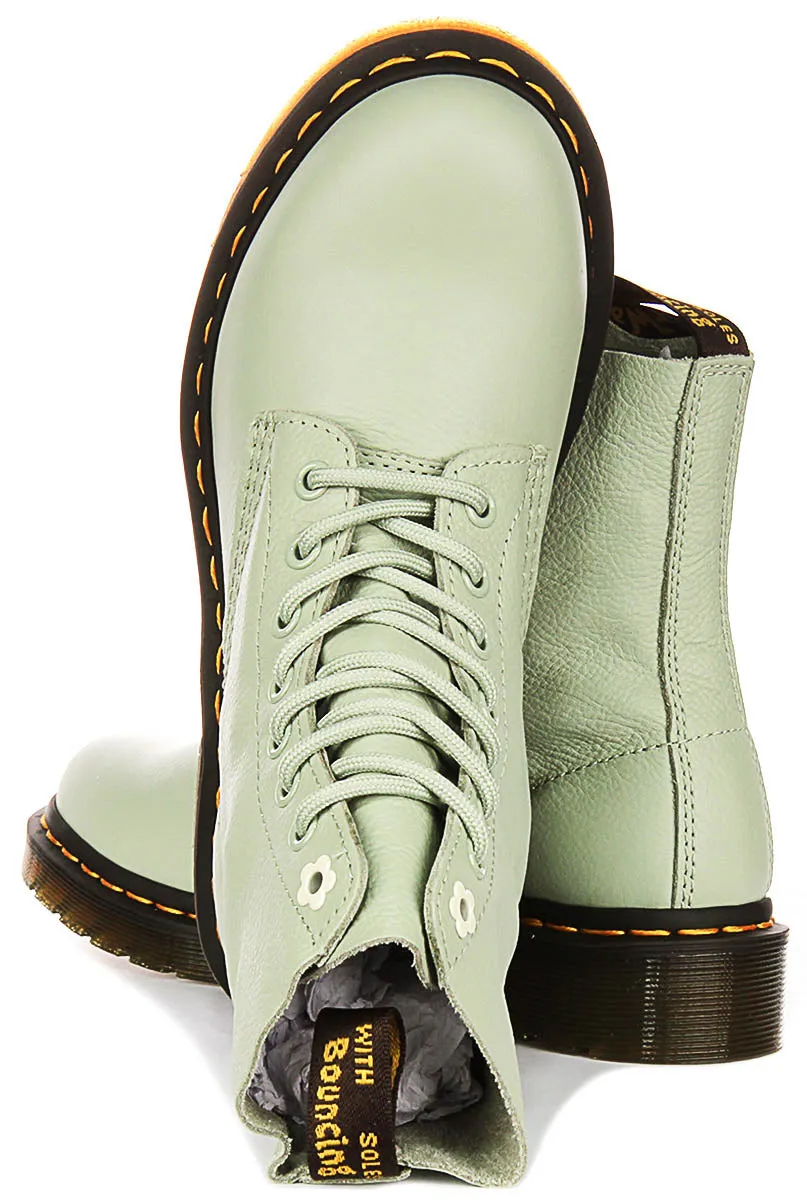 Dr Martens 1460 Pascal In Sage Green