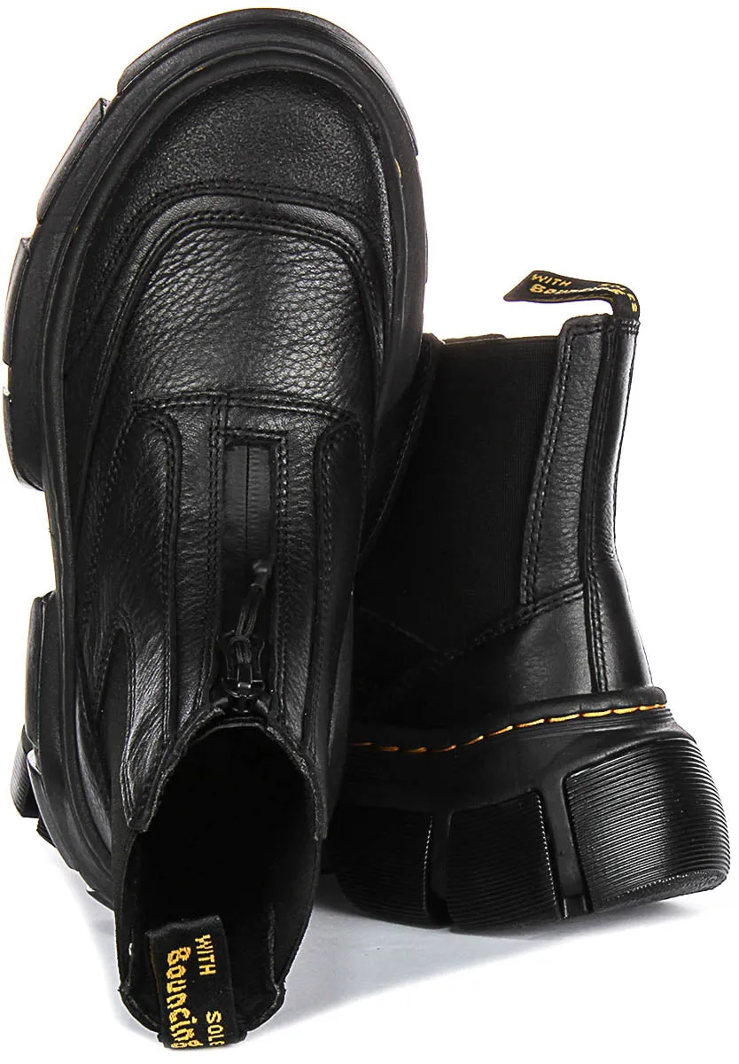 Dr Martens DMXL ZIP In Black Boots