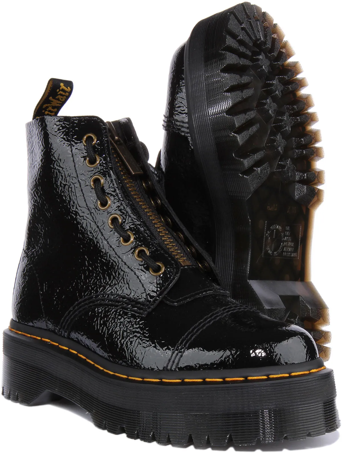 Dr Martens Sinclair In Black Patent