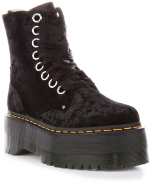Dr Martens Vegan Jadon Max In Black For Women