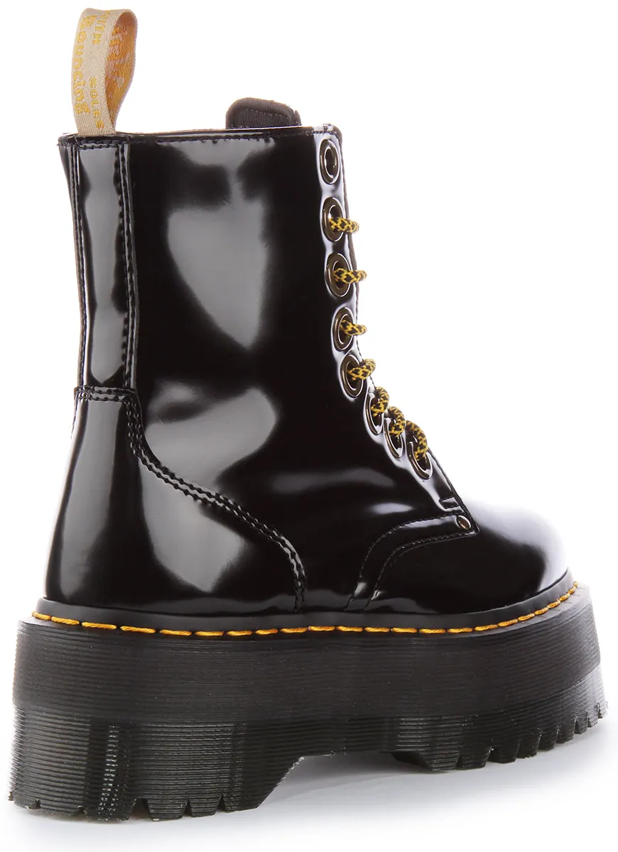 Dr Martens Vegan Jadon Max In Black For Women