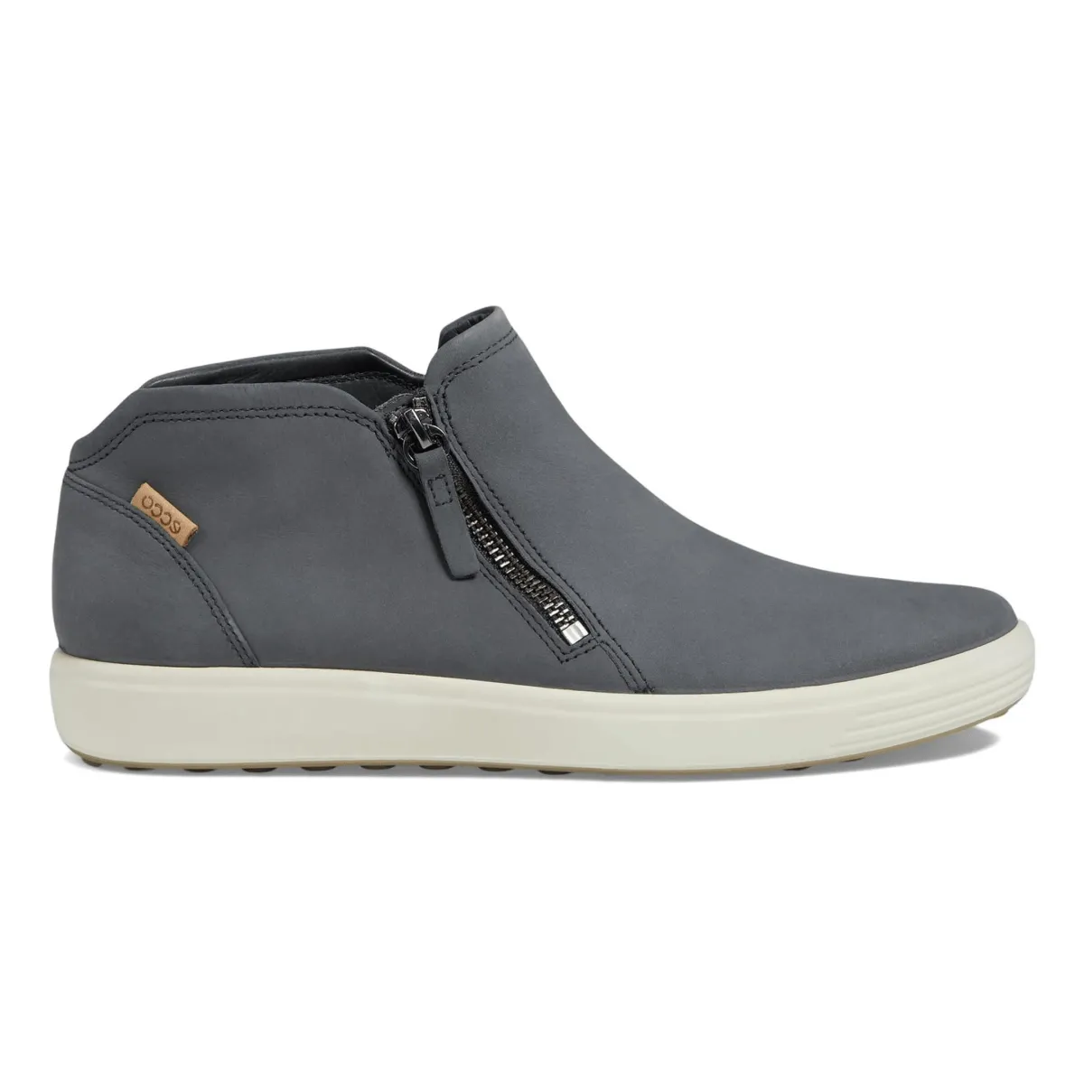 Ecco Women's Soft 7 Bootie Dark Shadow Nubuck