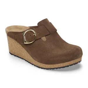 Fanny Ring Buckle - Dark Tea Suede||Fanny  boucle ronde - Sude th