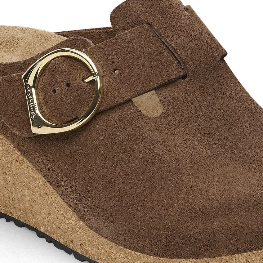 Fanny Ring Buckle - Dark Tea Suede||Fanny  boucle ronde - Sude th